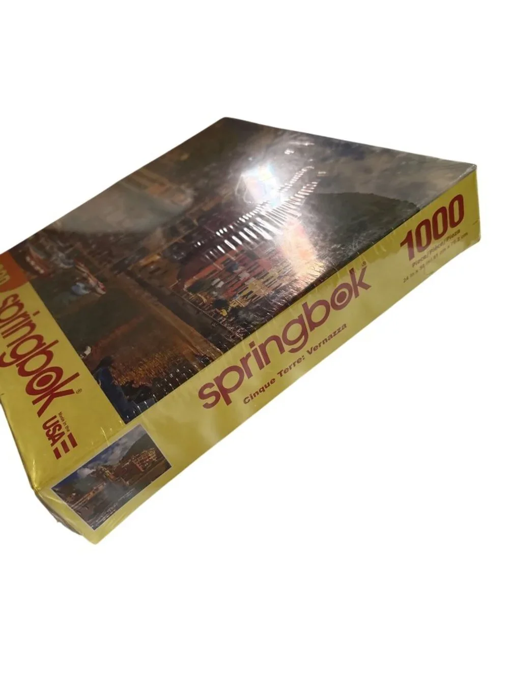 Boats Water Springbok 1000-Piece Puzzle Cinque Terre Vernazza 24
